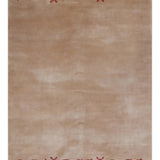 Beige Berber Wool Rug – Indigo – full view of the rug