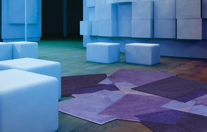 Grand Tapis Mola – Multicolore Géométrique – Laine Bikaner & NZ Tufté Main - Tapis Contemporains à Prix Outlet - Bel-Deco